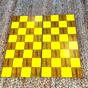 Vintage checkers board